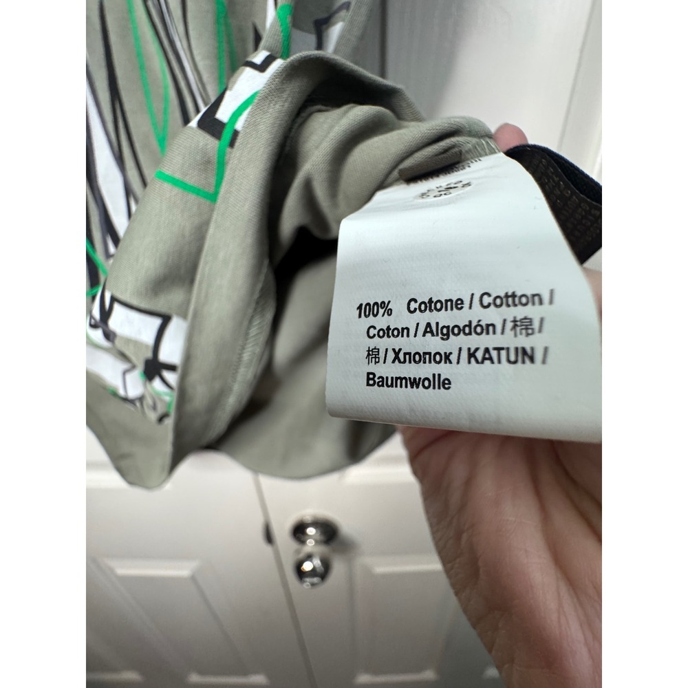 NWOT Roberto Cavalli Mens T Shirt Size S Green Graphic Logo Tee Designer‎ Top - Picture 7 of 9